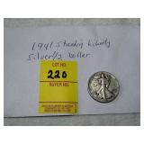 1941 Standing Liberty Silver Half Dollar