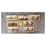 Lot of 7 SterioView Cards, Bathtub Scene Plus