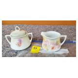 Leuchterburg. Germany Porcelain Cream & Sugar