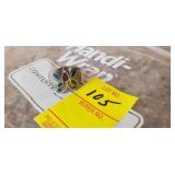 Vintage Turquise Ring With Butterfly