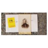 Antique Military Cabinet Card