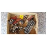 Box of Antique Toys for Parts, Cast Iron plus