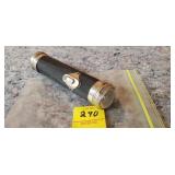 Antique Flashlight Marked Made in Japan, Fisheye