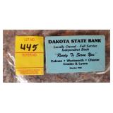 Vintage Dakota State Bank Advertising Tape