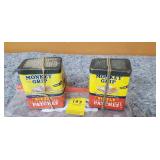 Lot of 2 Monkey Grip Giant Size Patches Tins