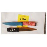 Lot of 2 Custom Made Small Knives, Very Sharp