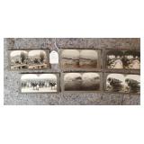 Lot of 6 Sterioviews WWI Russia & Bosnia