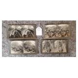 Lot of 4 Sterioviews WWI France