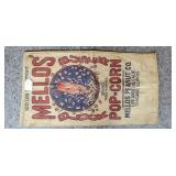 Old 100 ob. Mellos Block Buster Pop Corn Sack