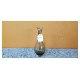 Mid Century Modern Smokey Glass Vase