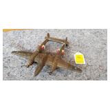 Heavy Cast Iron Plane 12" Wing Span