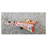 Vintage Tin Friction Jet Works 9 1/2" Made in