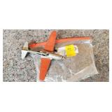 Vintage Hubley Metal Fighter 7 1/2" Wing Span,