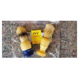 Lot of 2 Old Shaving Brushes