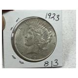 1923 Peace Dollar