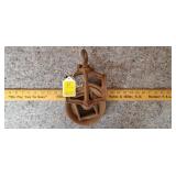 Antique Large Metal Iron Pulley