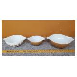 Americana Pyrex 3 Piece Set