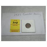 1951 Canadian Penny