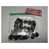 (50) Indian Head Pennies (all culls)