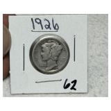 1926 Mercury Dime