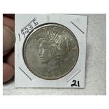 1923 S Peace Dollar