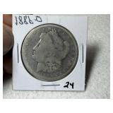 1886 O Morgan Dollar