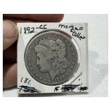 1892-CC Morgan Dollar
