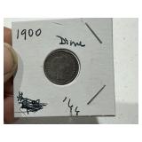 1900 Barber Dime