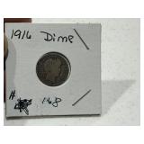 1916 Barber Dime