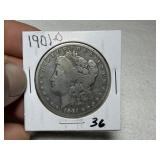 1901 O Morgan Dollar