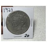1923 Peace Dollar