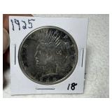 1925 Peace Dollar