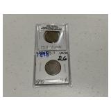 1898 & 1912 Liberty Mickel