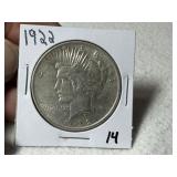 1922 Peace Dollar