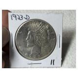 1923 D Peace Dollar
