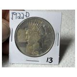 1922 D Peace Dollar