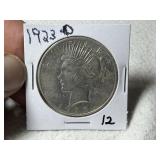 1923 D Peace Dollar