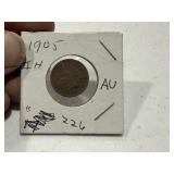 1905 Indian Head Penny - AU
