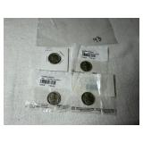 (4) Buffalo Nickels