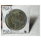 1923 S Peace Dollar