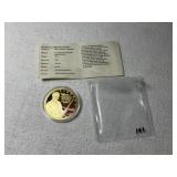24k Gold Plated Donald Trump Coin