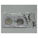 1951-S & 1952-D Farnkin Halfs