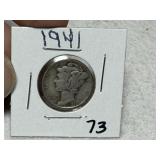 1941 Mercury Dime