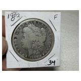 1902 O Morgan Dollar