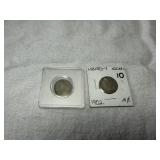 1902 + 1912 Liberty Nickel
