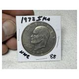 1972 Eisenhower Dollar