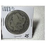 1888 O Morgan Dollar
