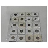 20- "V" Nickels (1888-1912)