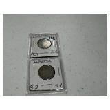1907 & 1912 Liberty Nickels