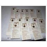 Several Lincoln-Kennedy Pennies